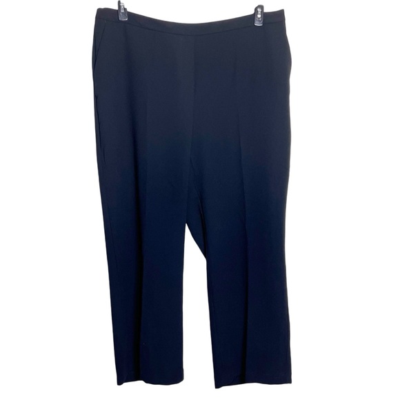NWT Calvin Klein Women’s Pull-On Black Dress Pant Size 2X - Picture 1 of 11